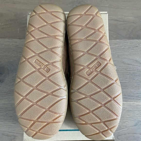 L.L. Bean Women’s Wicked Good Camp Moccasin Slippers NIB Brown Size 7 Never Worn - Picture 5 of 7